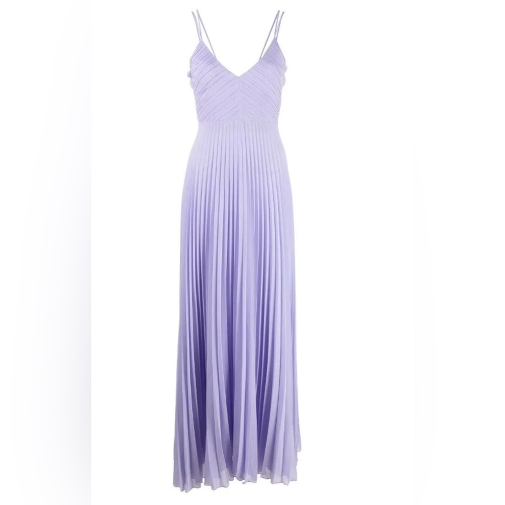 Patrizia Pepe Empire Line Pleated Gown